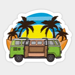 beach truck Sticker